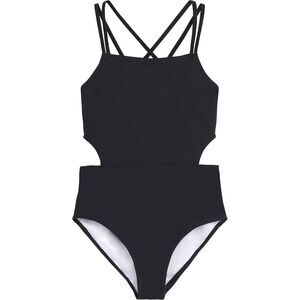 NWT Kanu Surf Girls' Beach Girl Sport Cut-Out One Piece Swimsuit